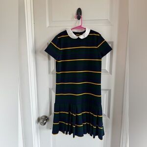 Ralph Lauren Girls Striped Dress with White Collar

Never worn!